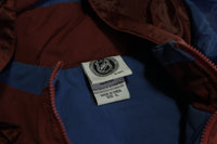 Colorado Avalanche Vintage 90's Hockey Pullover Quilt Lined Hooded Team NHL Jacket