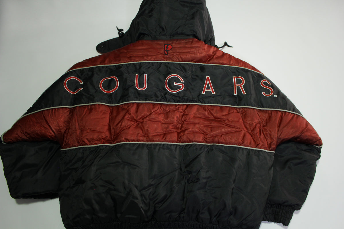 WSU Washington State University Cougars Vintage 90's Pro Player Reversible Puffer Jacket