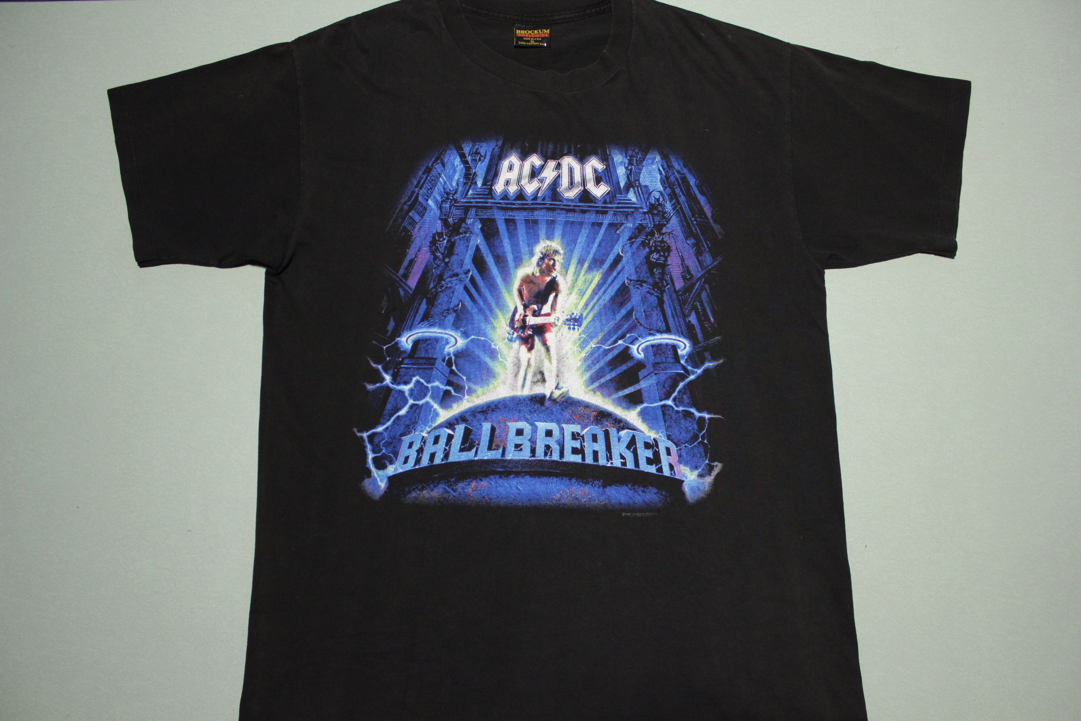 AC DC Vintage 1996 BallBreaker World Tour Brockum Made in USA T
