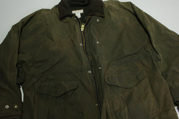 Filson Upland Fowl 1440N Tin Cloth Waxed Hunting Field Jacket w/ Liner