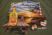 Jimmy Buffett A Salty Piece of Land 2005 Double Sided Vintage Concert T-Shirt