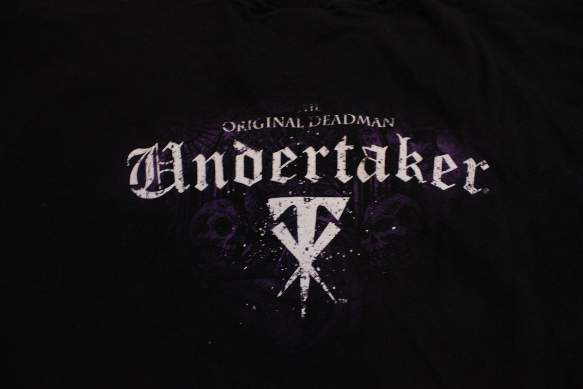 Undertaker Original Deadman Glowing Eyes Vintage 2007 Wrestling WWE T-Shirt