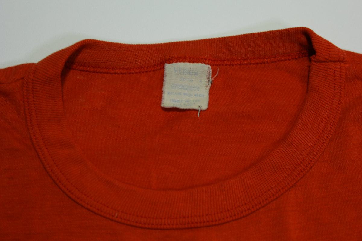 Boston Vintage 70's Banded Collar Single Stitch Tourist Tee T-Shirt