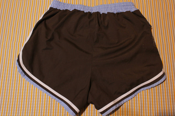 Polo Mates Vintage 70's 80's Striped Swimming Shorts. Men's Medium W/ Drawstring