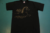 Paso Fino New World Explorers Since 1498 Vintage Fruit of the Loom USA 80s T-Shirt
