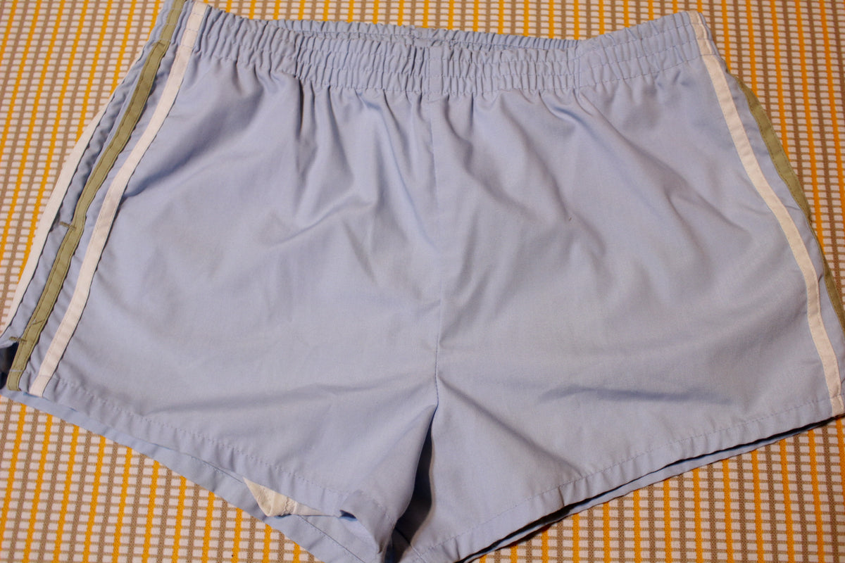 Jantzen Vintage 70's 80's Striped Swimming Shorts. Men's Medium W/ Drawstring