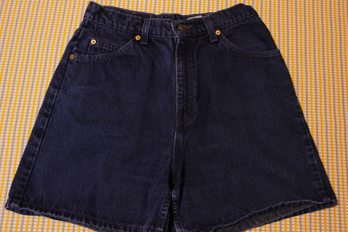 Levis Orange Tab 920 Vintage Jean Shorts. 80's USA Made. Mint Dark Ind ...