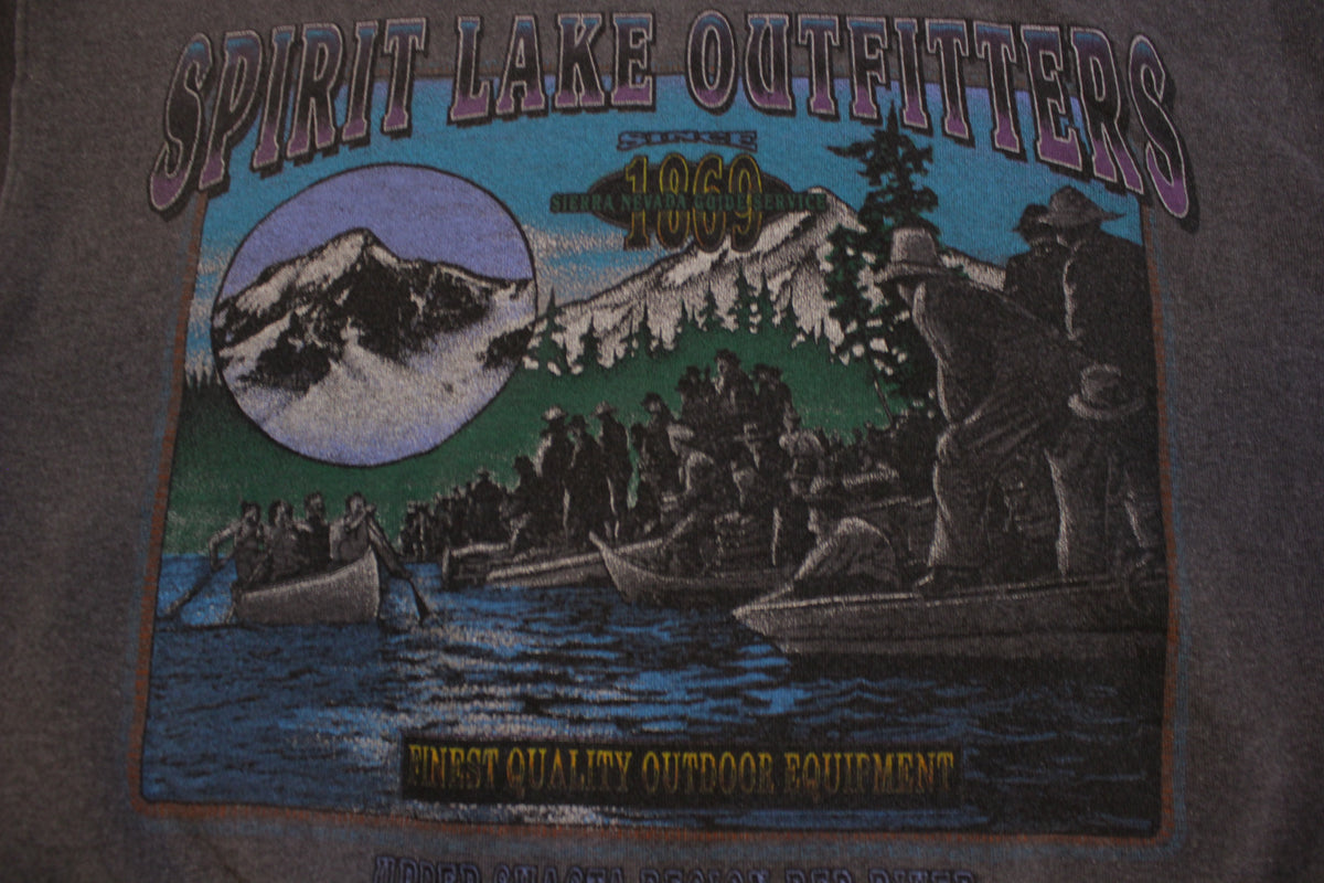 Spirit Lake Outfitters Vintage 90's Shasta Red River Crewneck Sweatshirt