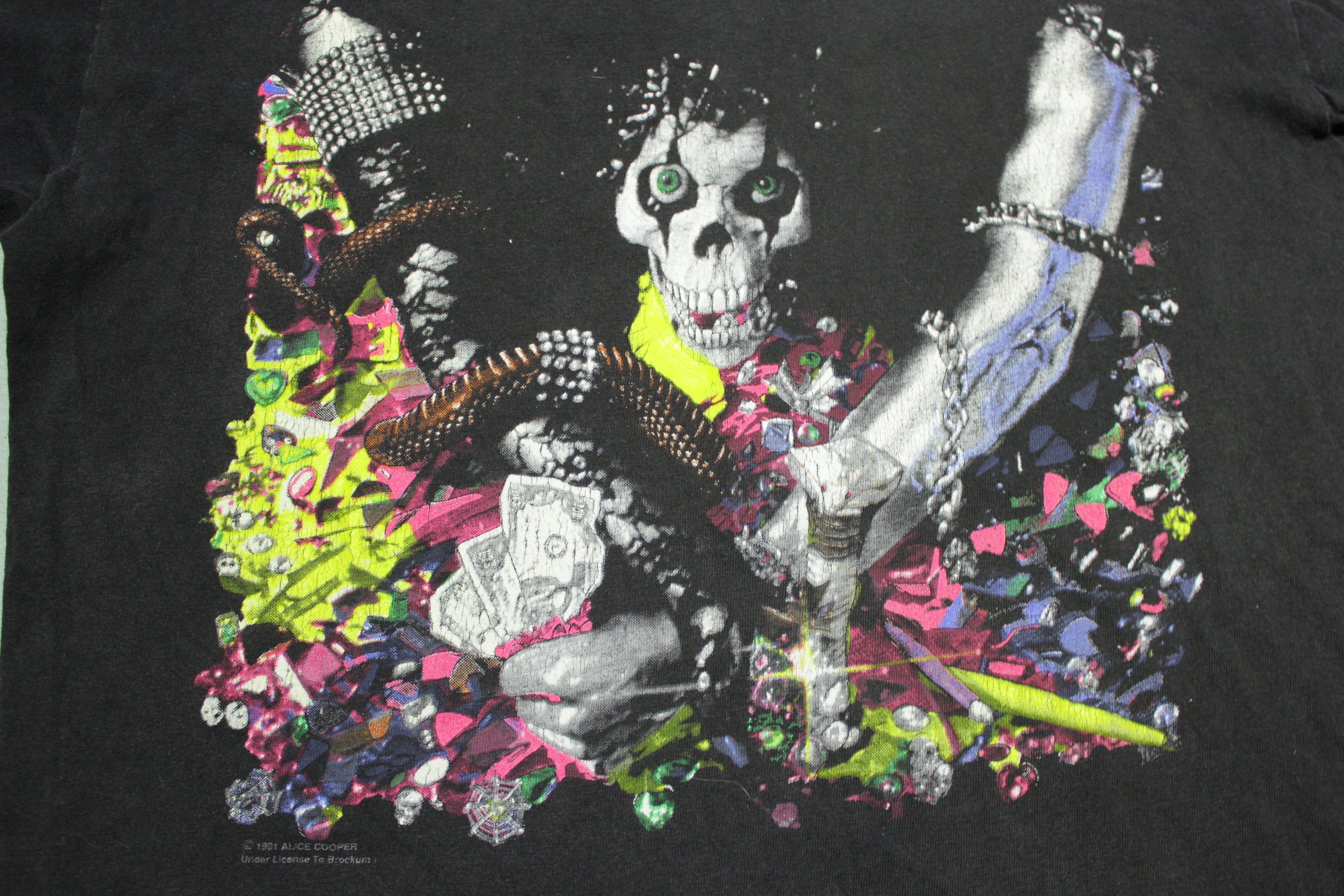Alice Cooper Vintage Hey Stoopid 1991 Brockum Licensed 90's Tour