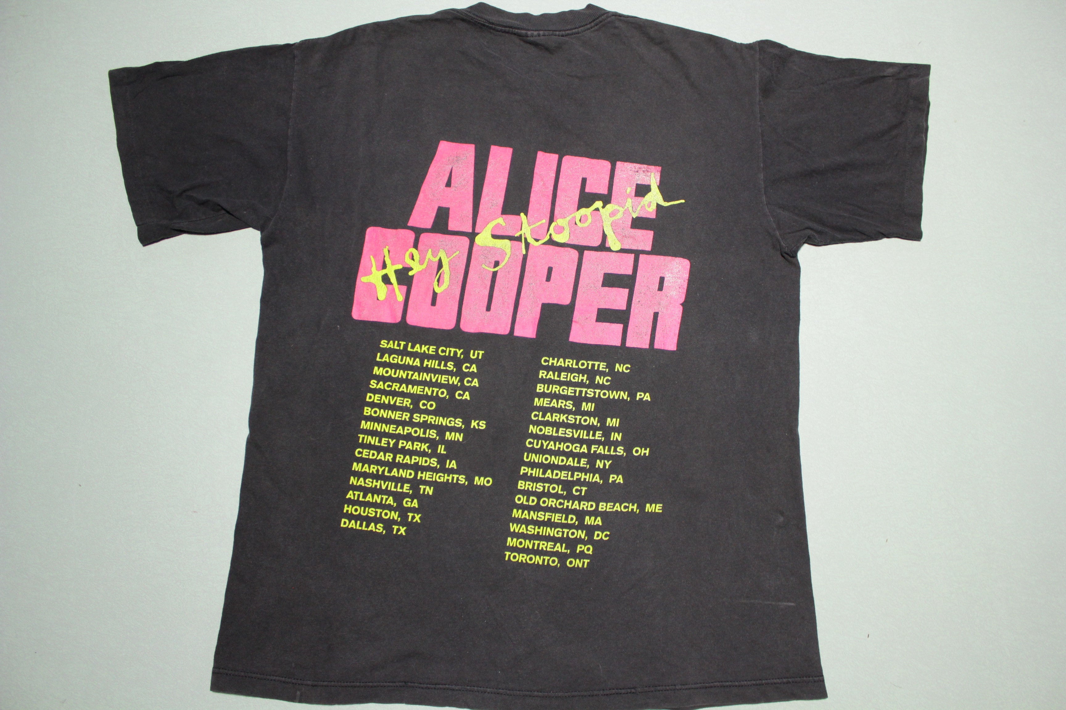 Alice Cooper Vintage Hey Stoopid 1991 Brockum Licensed 90's Tour