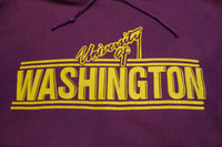 University of Washington UW Vintage 90's Hoodie Jantzen Huskies Sweatshirt