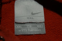 Nike Vintage 00's Y2K Center Swoosh Check Red Hoodie Sweatshirt Travis Scott Pullover