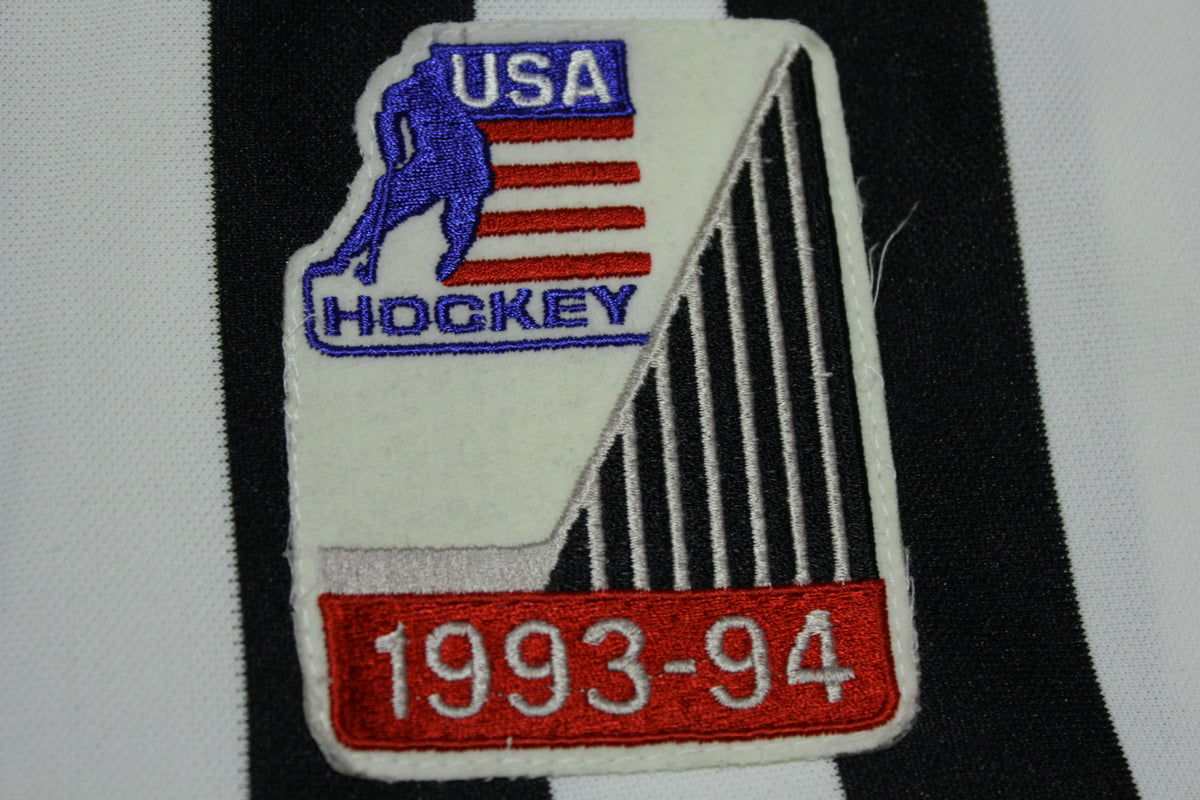 Referee CCM Vintage 1993-94 Hockey Head Pro Quarter Zip 90's Jersey