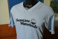 Showcase Waterbed I Only Sleep With The Best Vintage 80's Tee T-Shirt V-Neck Thin