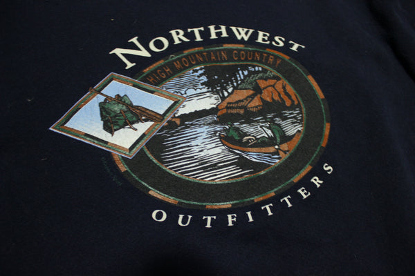 Northwest Outfitters High Mountain Country Vintage 90's Made in USA Sweatshirt