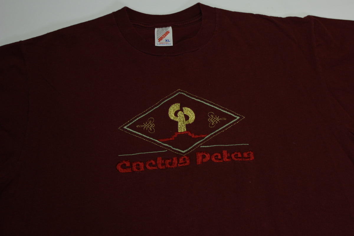 Cactus Petes Jackpot Nevada Vintage 80's Casino Tourist Tee T-Shirt