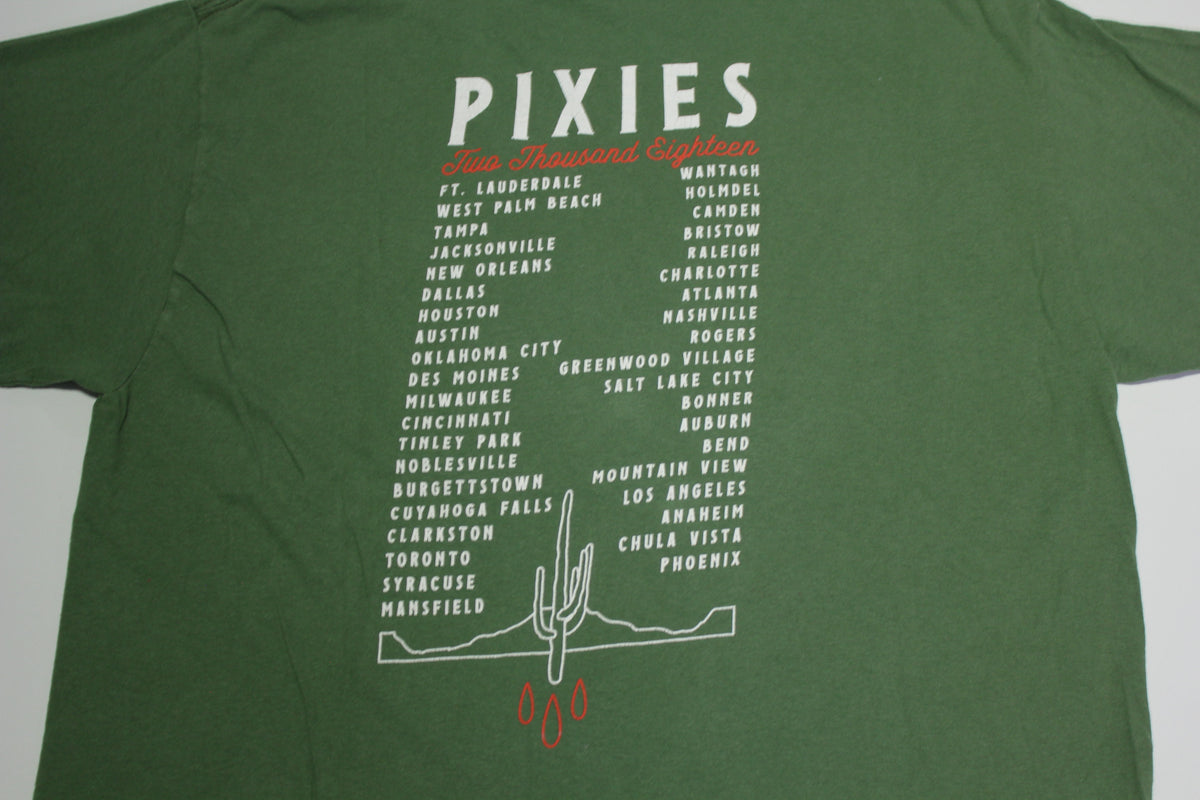 Pixies Bloody Your Hands On A Cactus Tree 2018 Concert US Tour T-Shirt