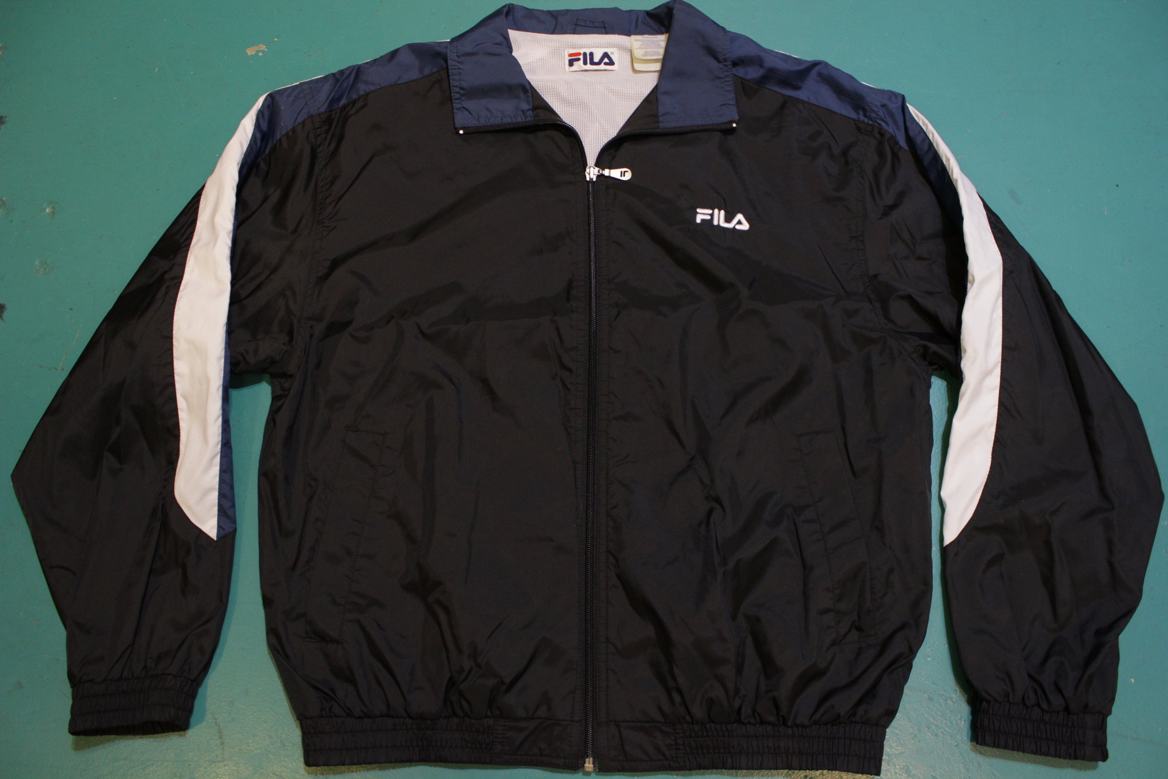 ordlyd Udover reservedele Fila Soccer Color Block Vintage 90's Windbreaker Jacket – thefuzzyfelt