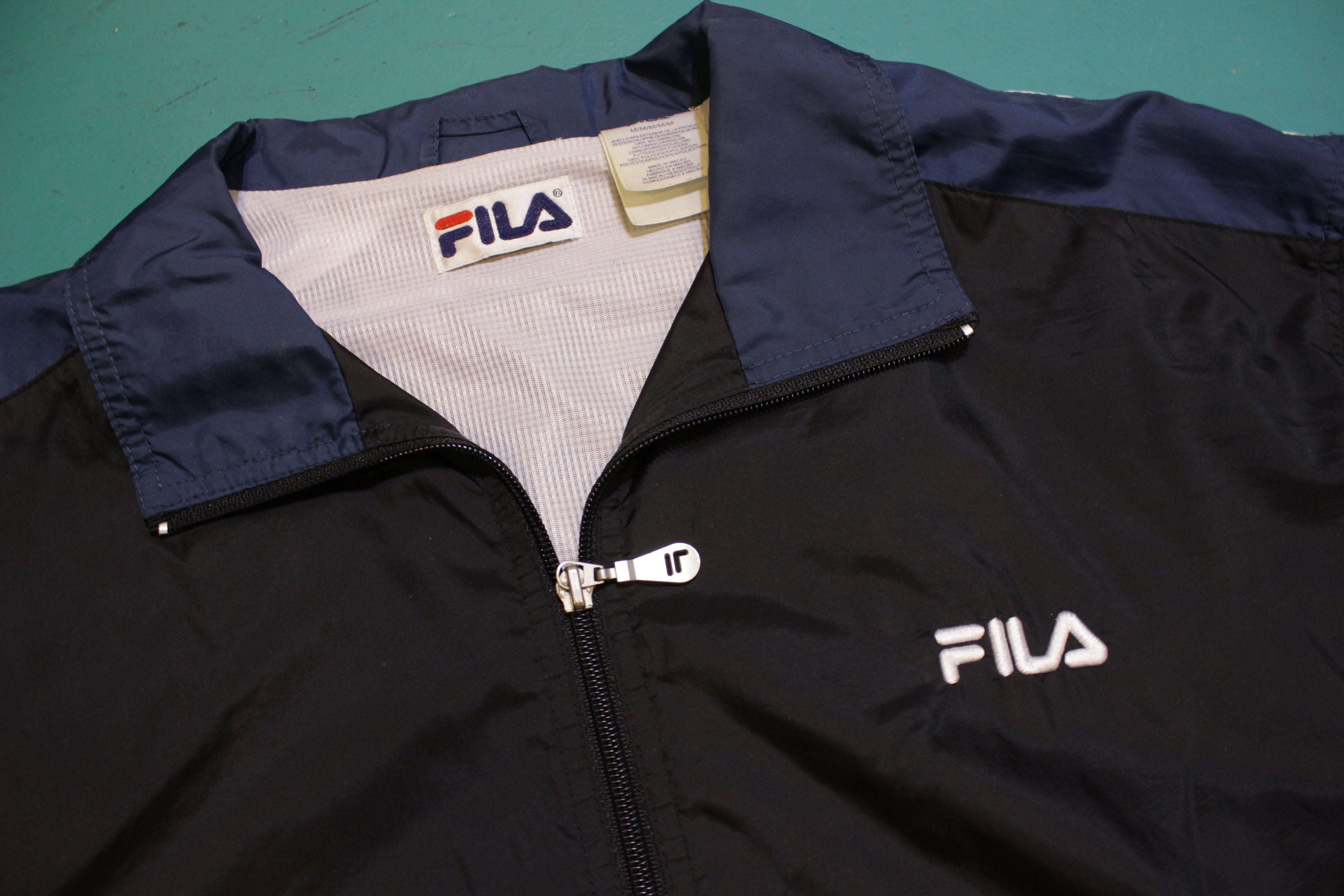 Fila Soccer Color Block Vintage 90 s Windbreaker Jacket thefuzzyfelt