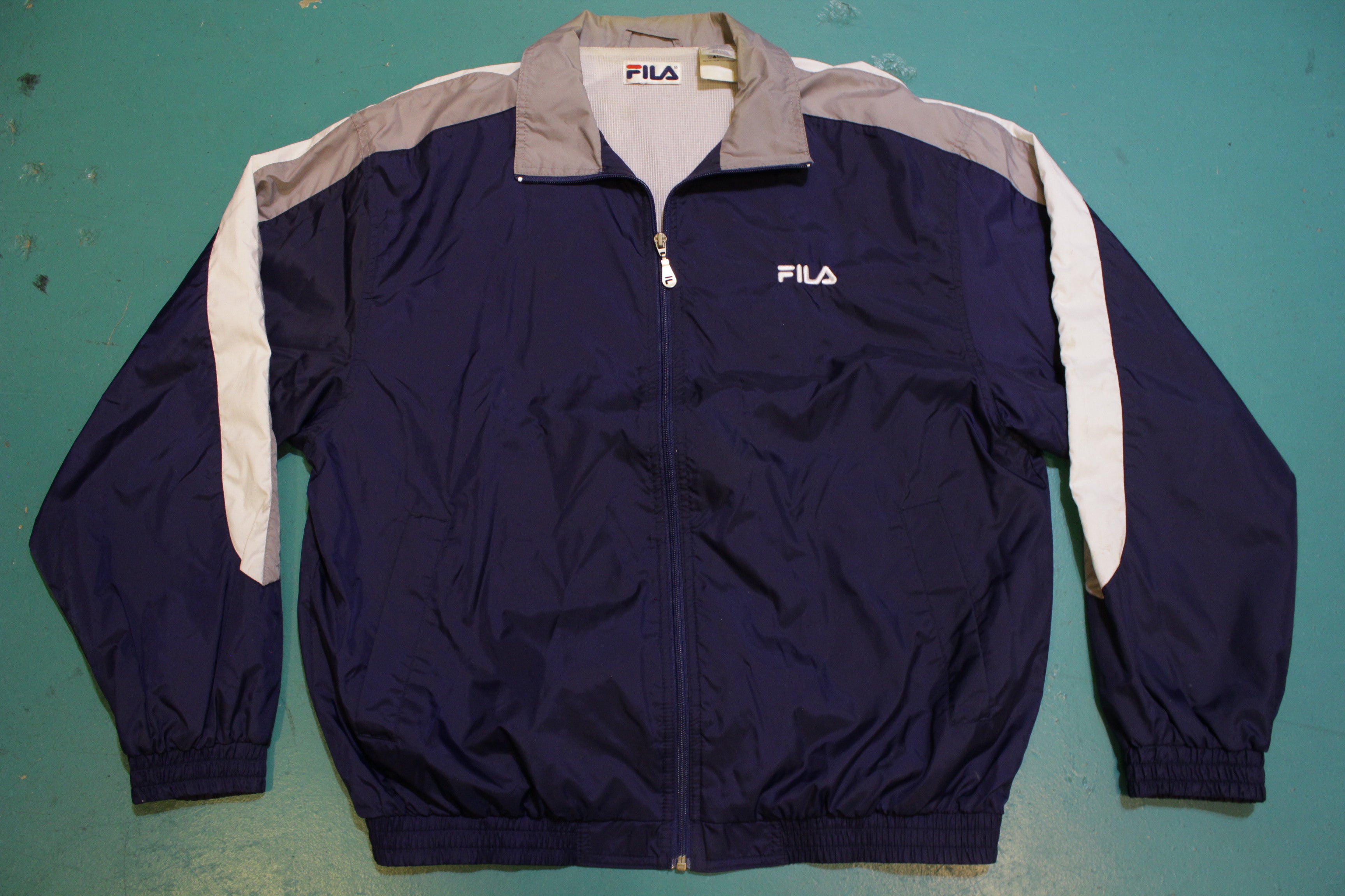 Fila Soccer Color Block Vintage 90 s Windbreaker Jacket thefuzzyfelt