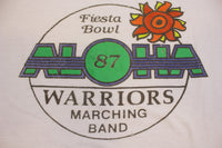 Fiesta Bowl 1987 Aloha Warriors Marching Band Vintage Single Stitch 80's T-Shirt
