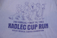 Kadlec Cup Run 2nd Annual May 14 1983 Vintage Single Stitch Richland WA T-Shirt