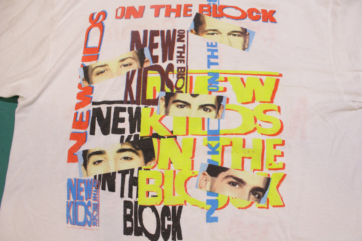 New Kids On The Block Mug Shots Vintage Deadstock 1989 Single Stitch 80's T-Shirt