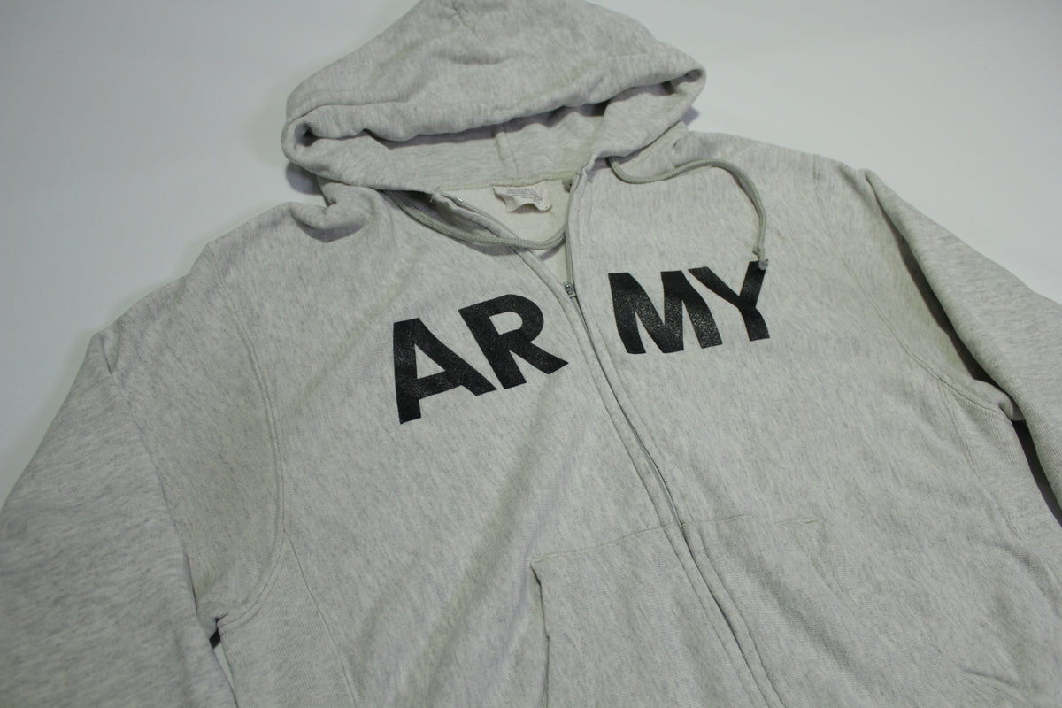Army 1994 Physical Fitness Big Spellout Lettering Hoodie Sweatshirt