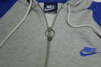 Nike Vintage 80's Blue Tag Striped Track Hoodie Sweatshirt