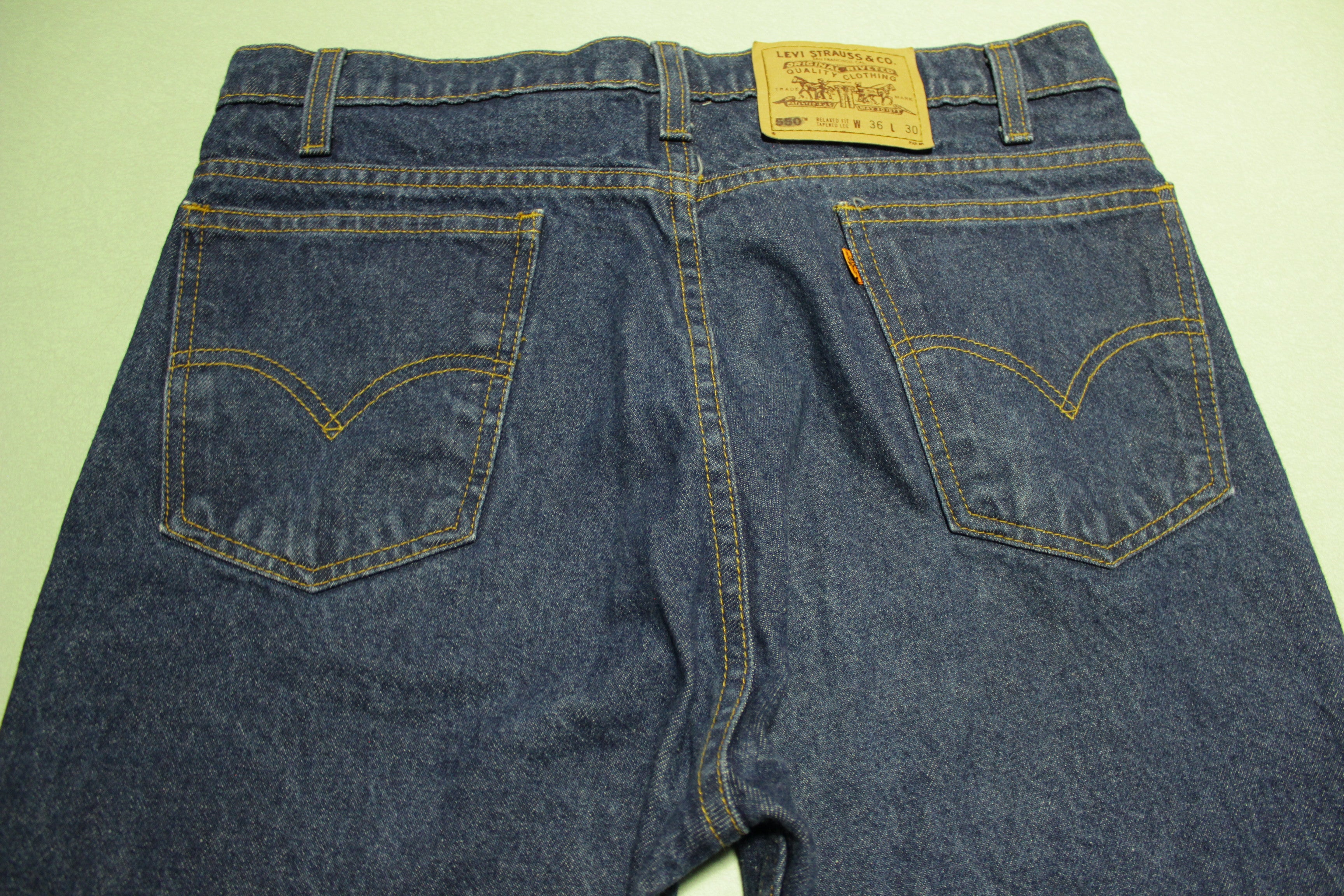 Levis 550 505 Vintage 90's Denim Grunge Punk Jeans Dark Wash NWOT