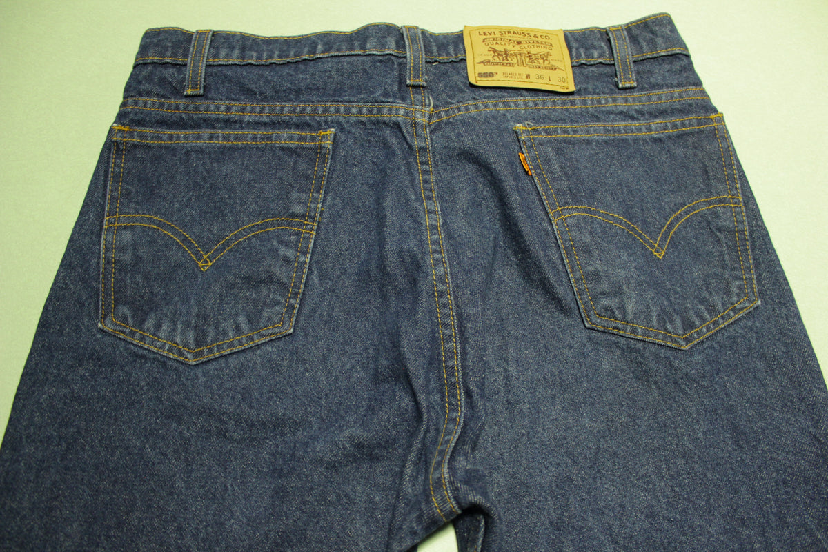 Levis 550 505 Vintage 90's Denim Grunge Punk Jeans Dark Wash NWOT (MISPRINT)