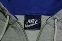 Nike Vintage 80's Blue Tag Striped Track Hoodie Sweatshirt