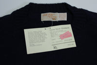 The Fox Collection JCPenney Vintage 1980's Deadstock NWT Fireplace Striped Wool Sweater