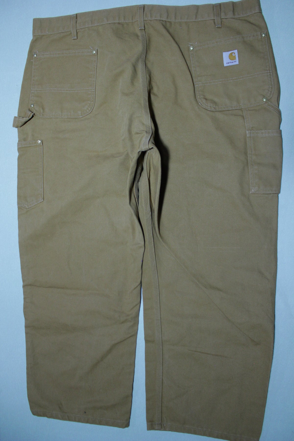 Carhartt B01 BRN Washed Duck Work Double Knee Front Pants