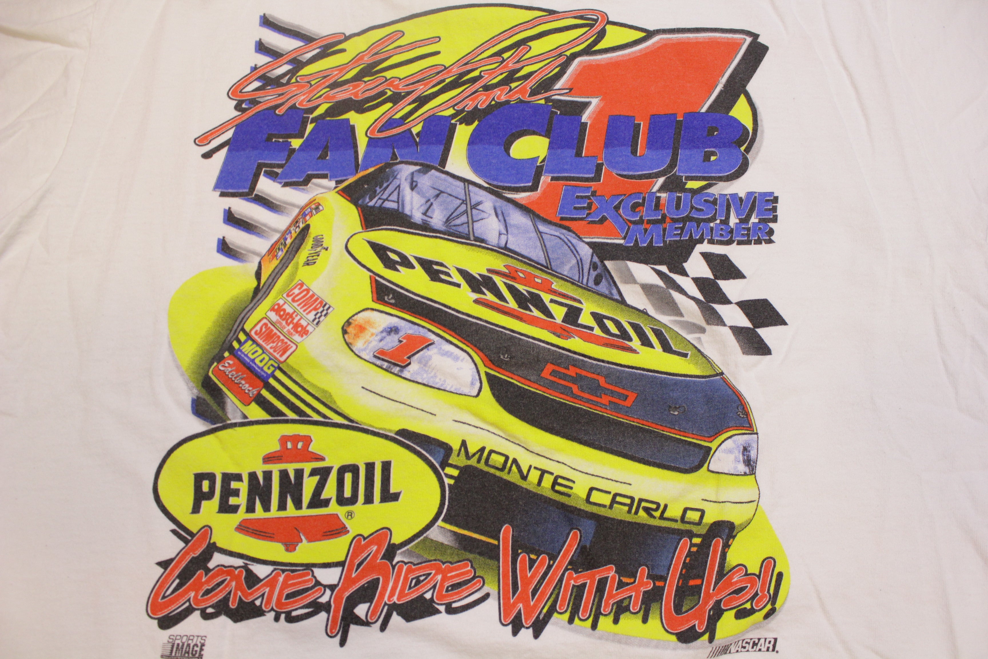 Steve Park Fan Club 1998 Penzoil Come Ride With Us Nascar Vintage