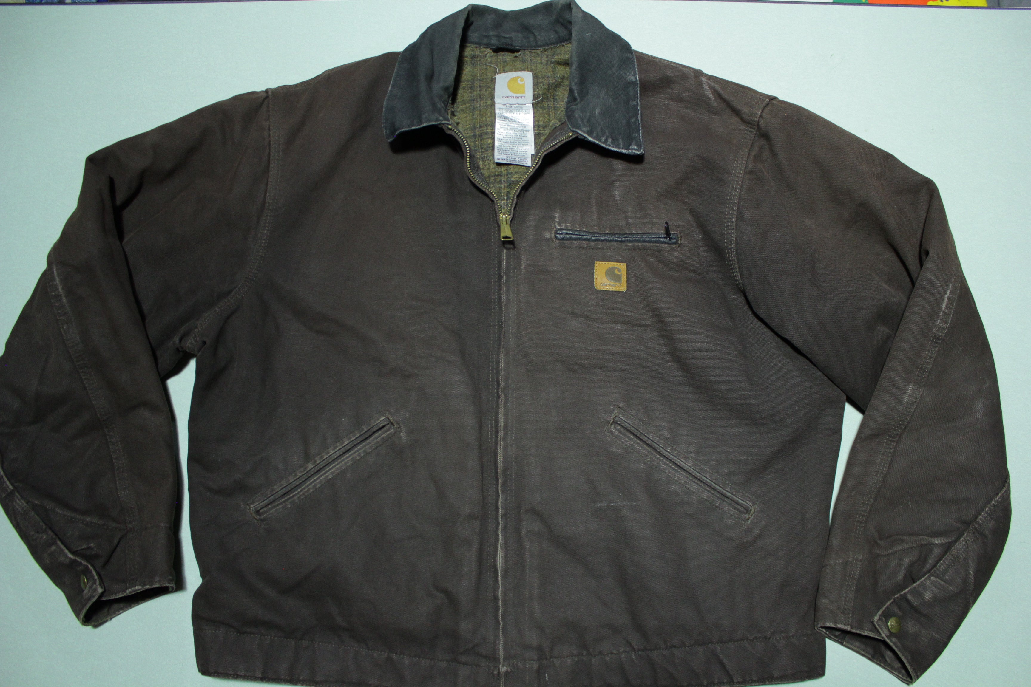 Copy of Carhartt J97 Blanket Dark Brown DKB Detroit Blanked Lined