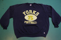 Forks Football 75 Spartans Washington Vintage 80's Crewneck Sweatshirt