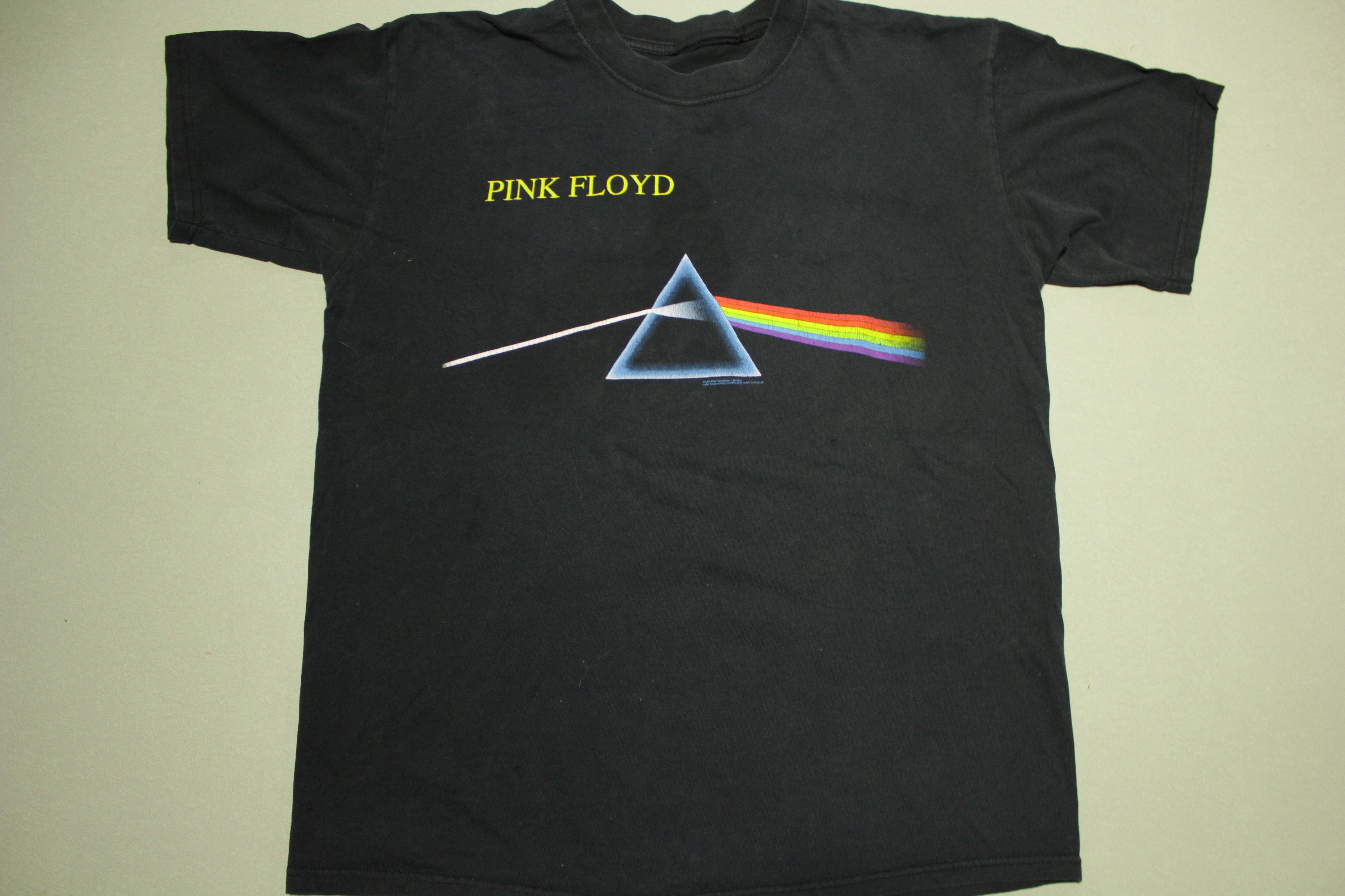 Pink Floyd 1996 Vintage 90's Dark Side of The Moon Concert Rock T