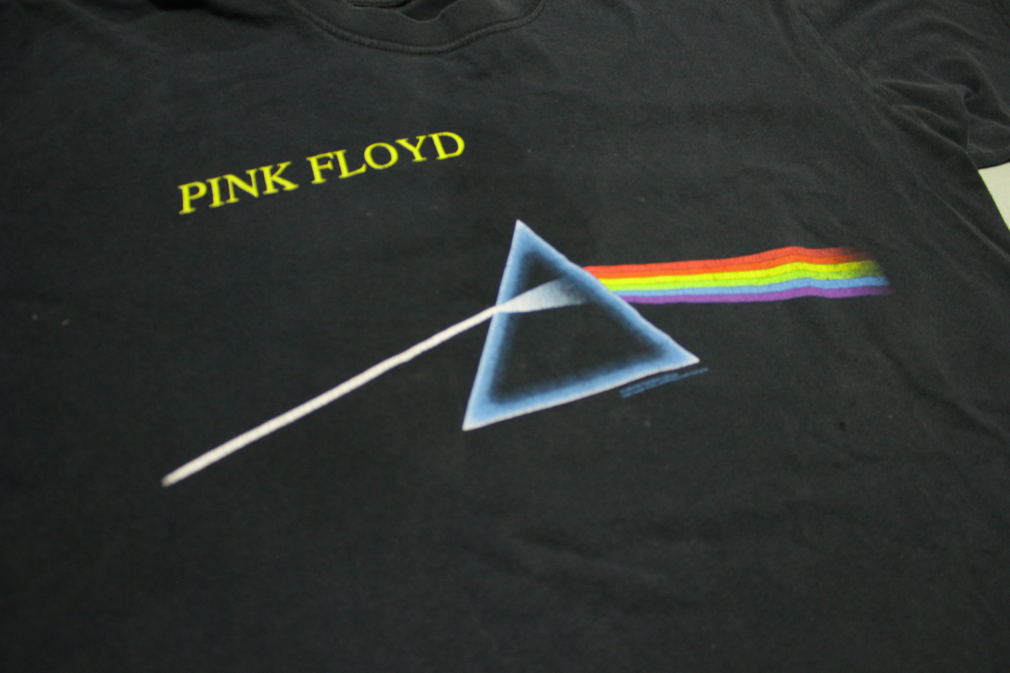 Pink Floyd 1996 Vintage 90's Dark Side of The Moon Concert Rock T