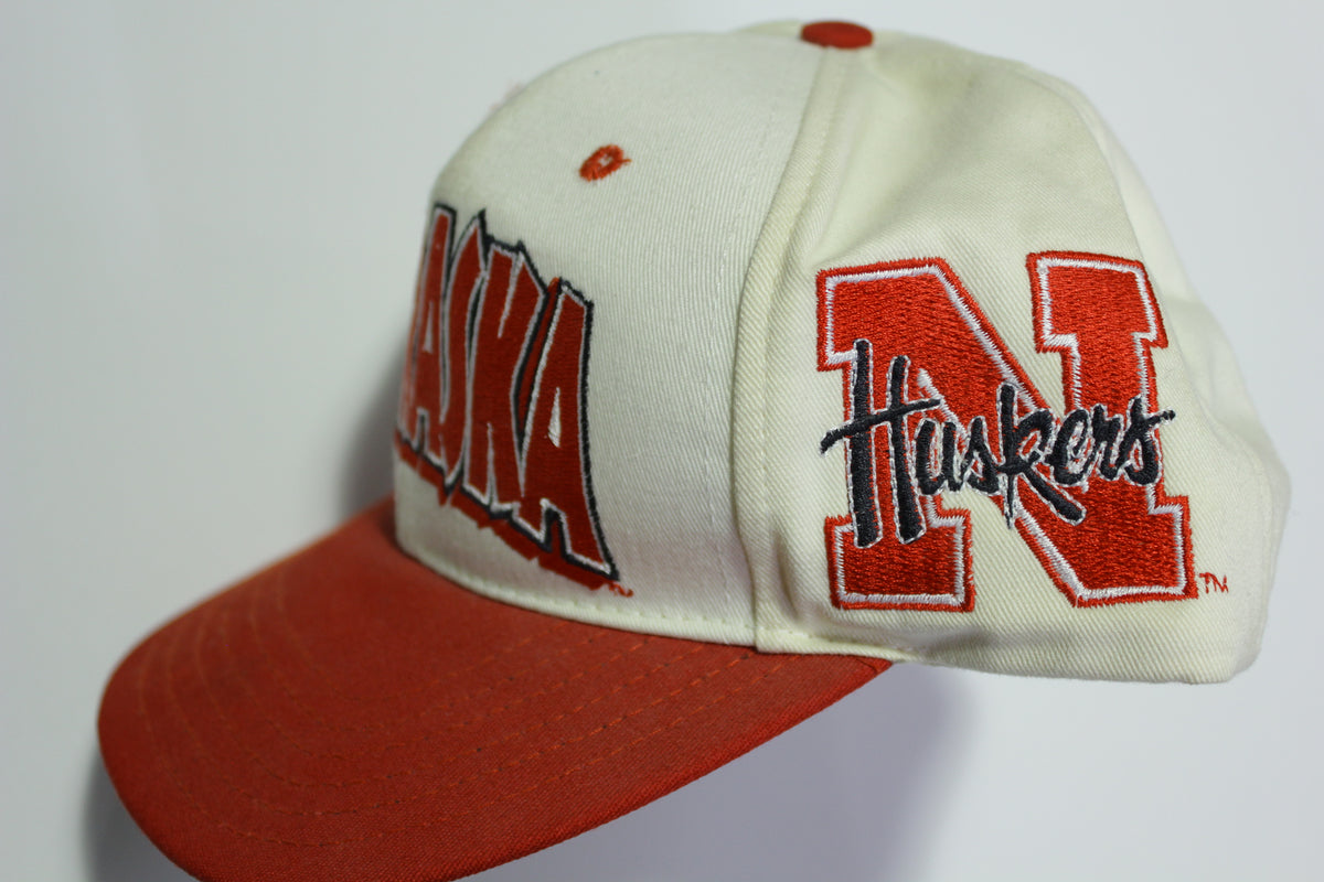 Nebraska Corn Huskers Twins Enterprise Vintage 90s Adjustable Back Snapback Hat