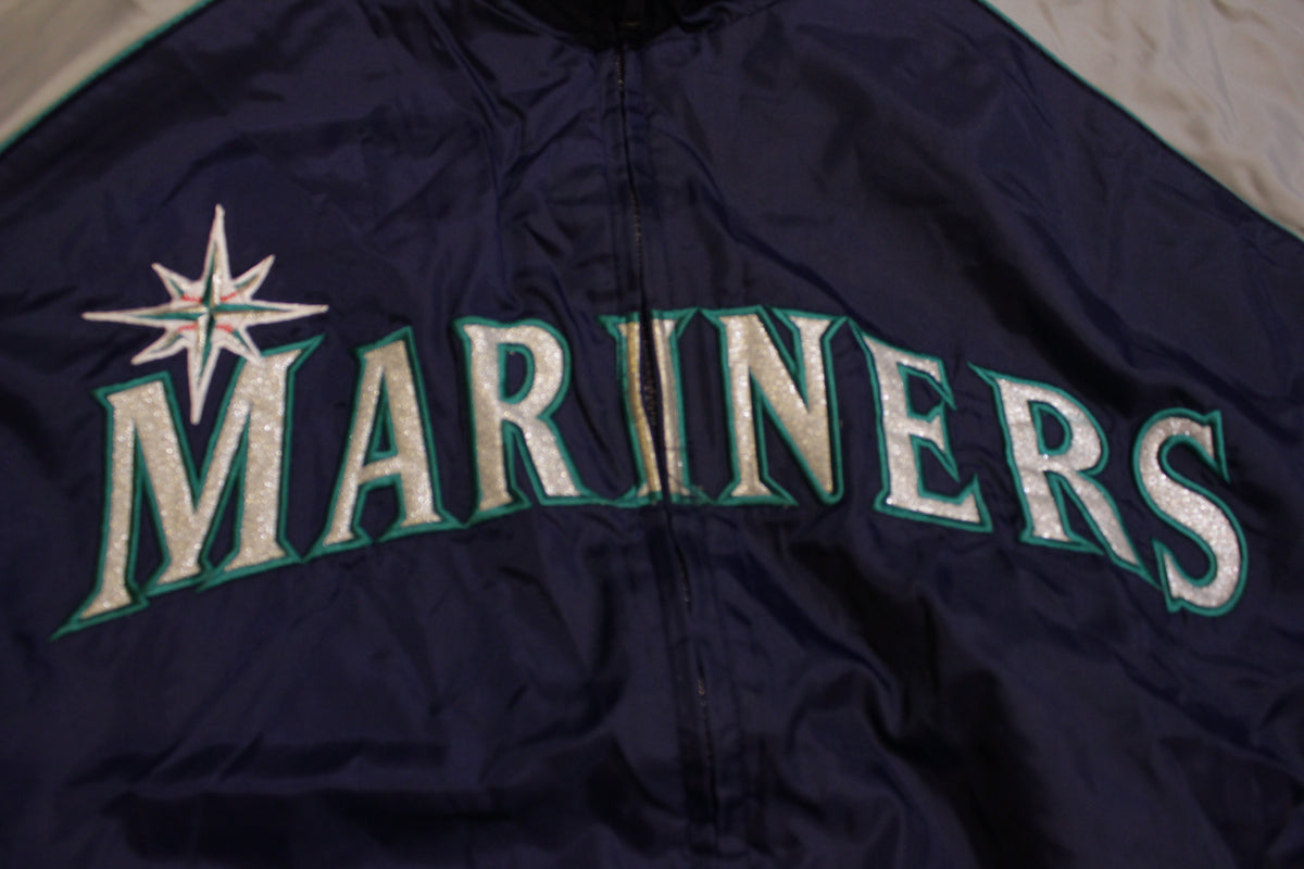 Seattle Mariners Vintage 90's Majestic Windbreaker Warm Up Jacket