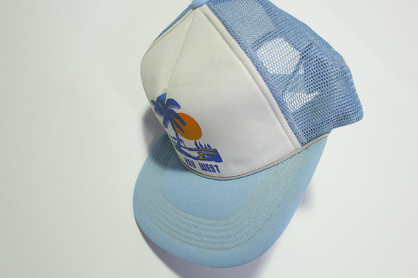 Key West Florida Vintage 80s Adjustable Back Snapback Hat
