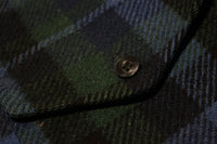Pendleton Vintage Virgin Wool Thick Heavy Flannel Plaid Shirt Jacket / Coat