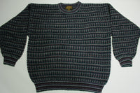 Eddie Bauer Shetland Wool Vintage 1990's Fireplace Knit Sweater