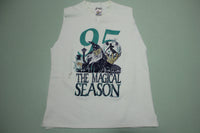 Seattle Mariners Magical Season 1995 Vintage 90's Cut Off Sleeveless Sweatshirt