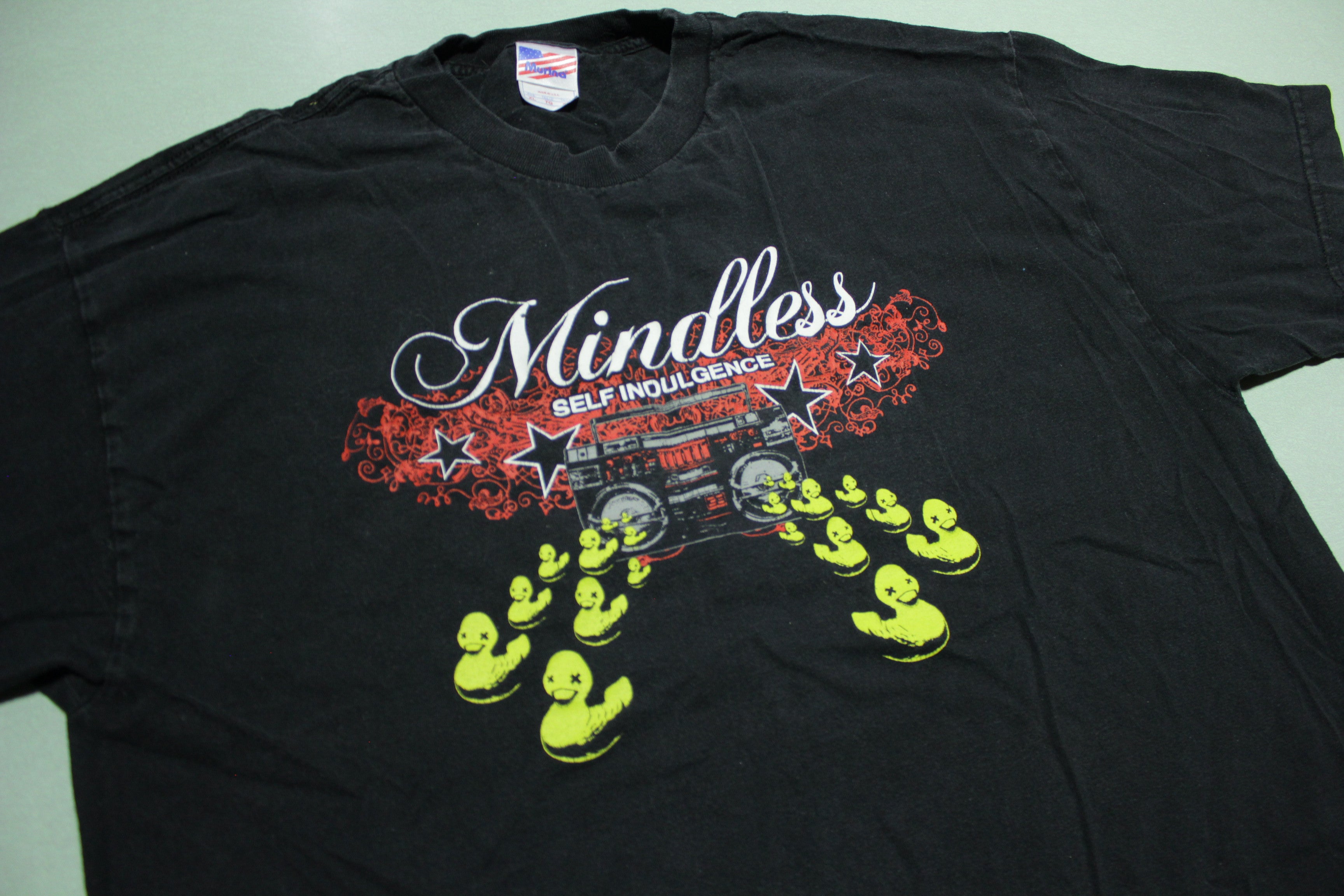 Vintage Early 2000 Original Mindless Self Indulgence Band Shirt Size newest L