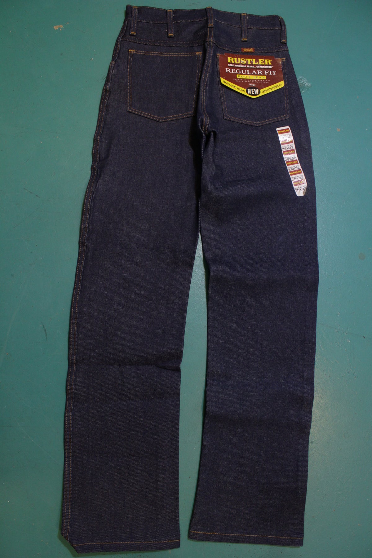 Rustler Regular Fit Boot Jeans Deadstock Vintage 80's Made in USA NWT Deadstock