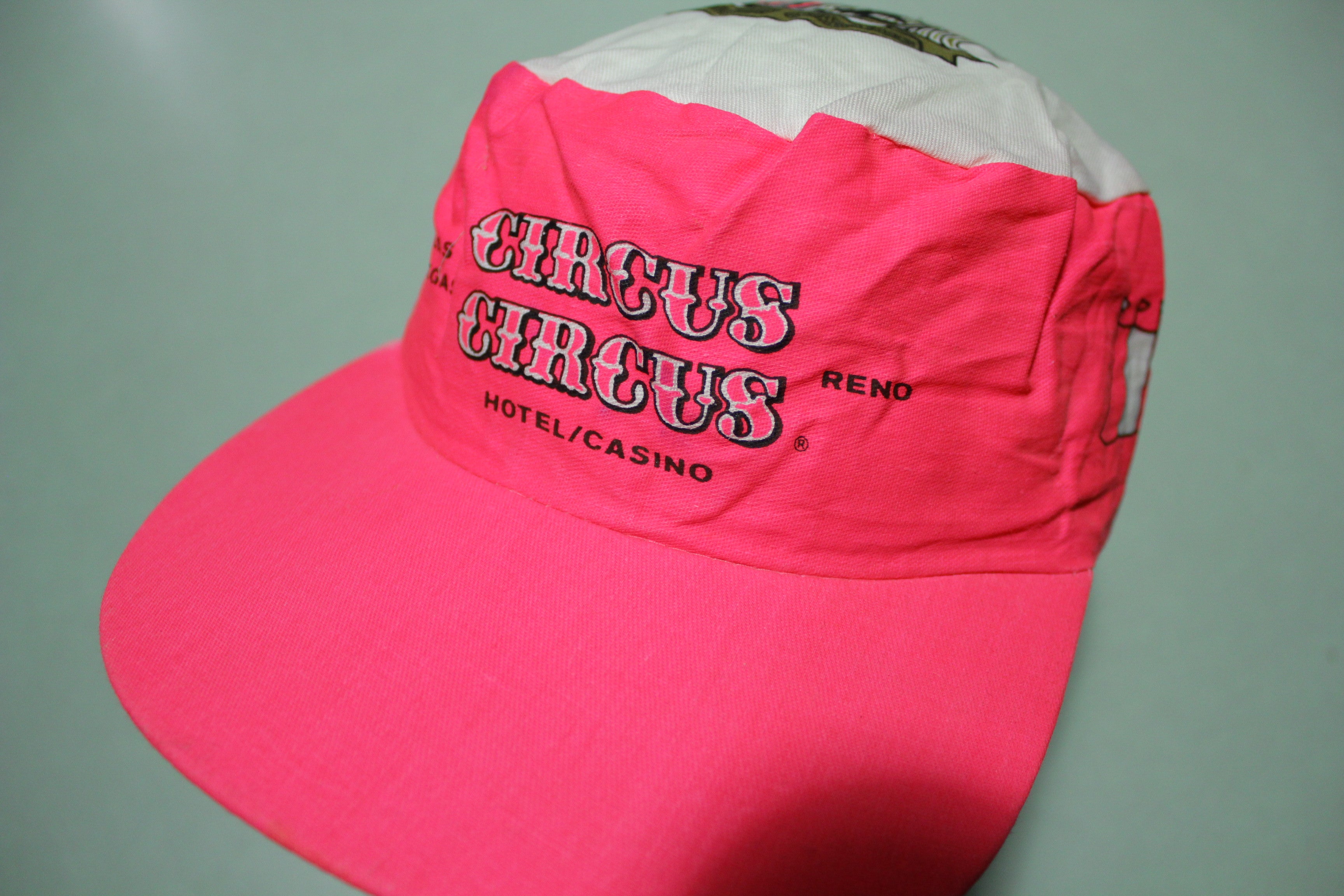 Circus Circus Vintage 80's Las Vegas Casino Hotel Hot Pink