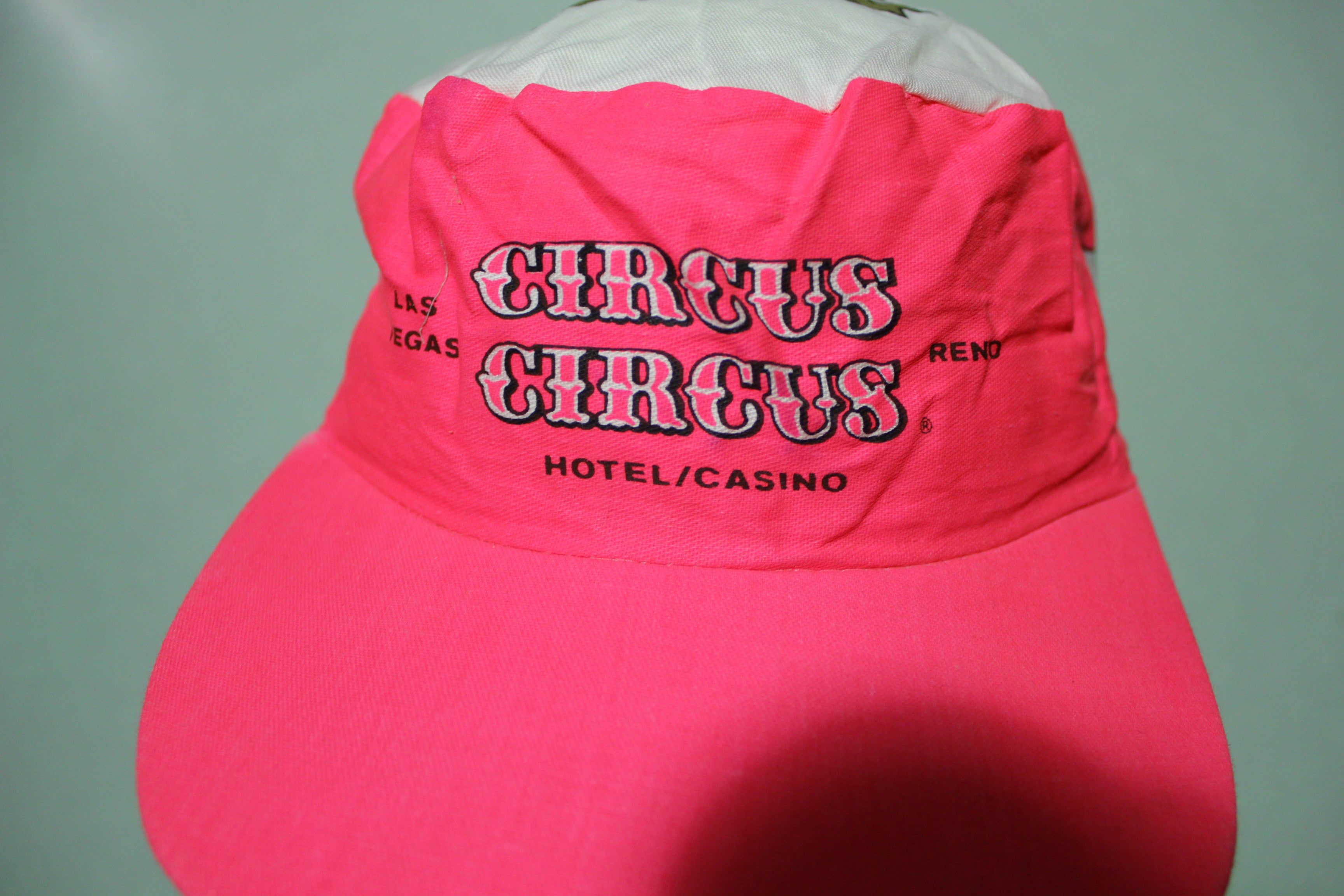 Circus Circus Vintage 80's Las Vegas Casino Hotel Hot Pink