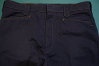 Levis 70s Orange Tag Made in USA Vintage Blue Denim Look Pants 36x27 Western